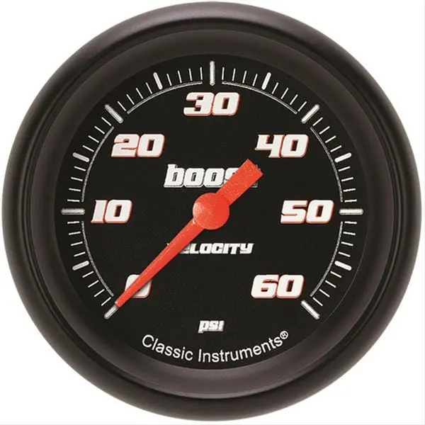 Classic Instruments Velocity Series Gauges – Modern Analog Dash Kit With Black Face 1