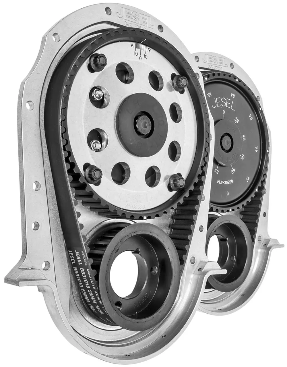Jesel Two-Piece Upper Belt Drive Pulley System Kbd-35800 1