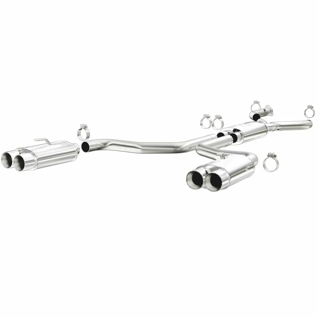 Magnaflow Street Series Exhaust System – High-Flow Performance Muffler Kit (Model 16837) 1