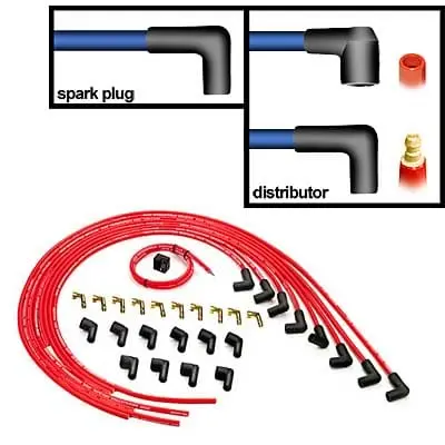 Mallory Pro Sidewinder High-Performance Spark Plug Wire Set – 937 1