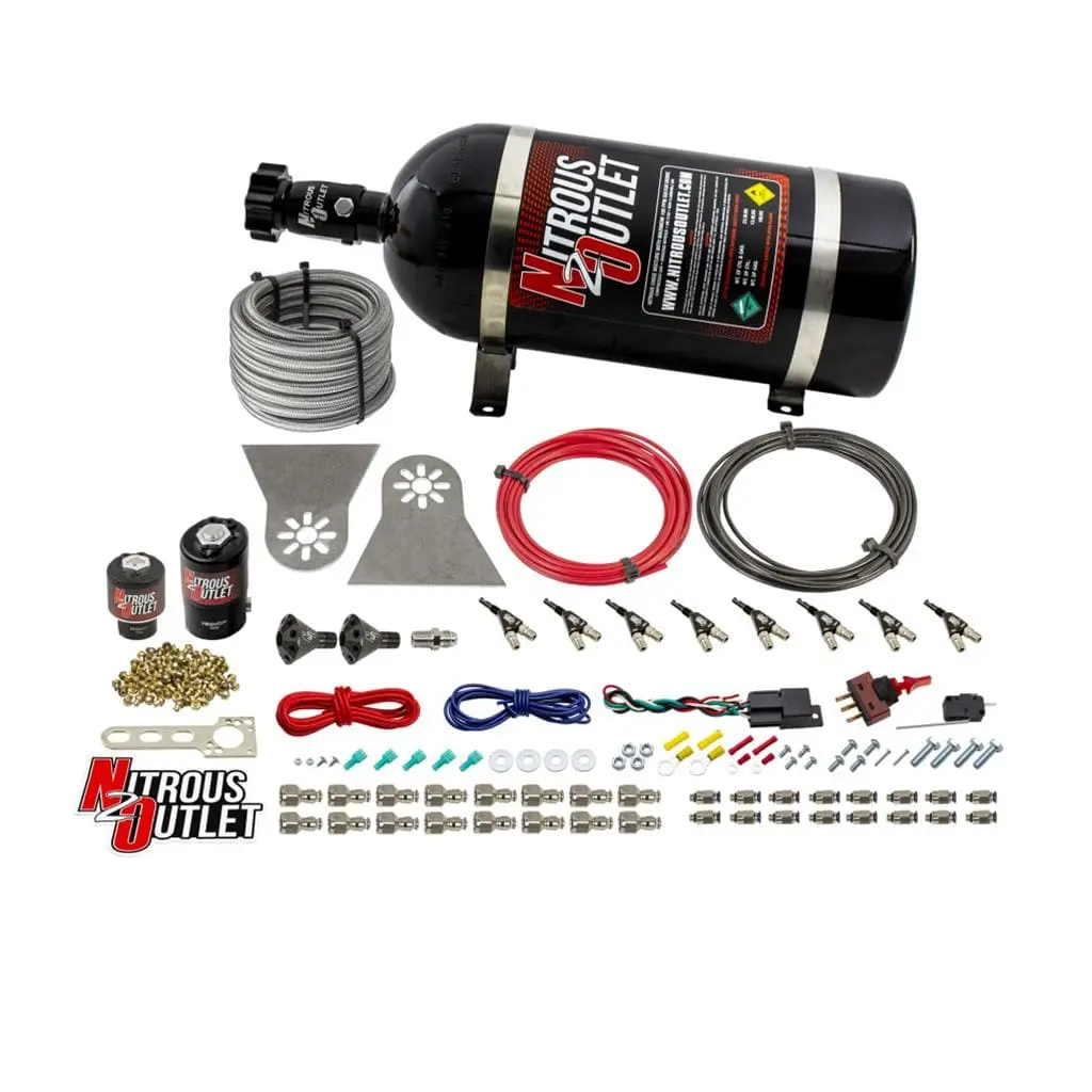 Nitrous Outlet Wet Nitrous System – Single-Stage, 15Hp Kit, 00-10481-H-15 1