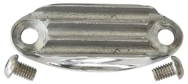 Polished Finned Aluminum Fuel Pump Block-Off Plate – Otbofc 1