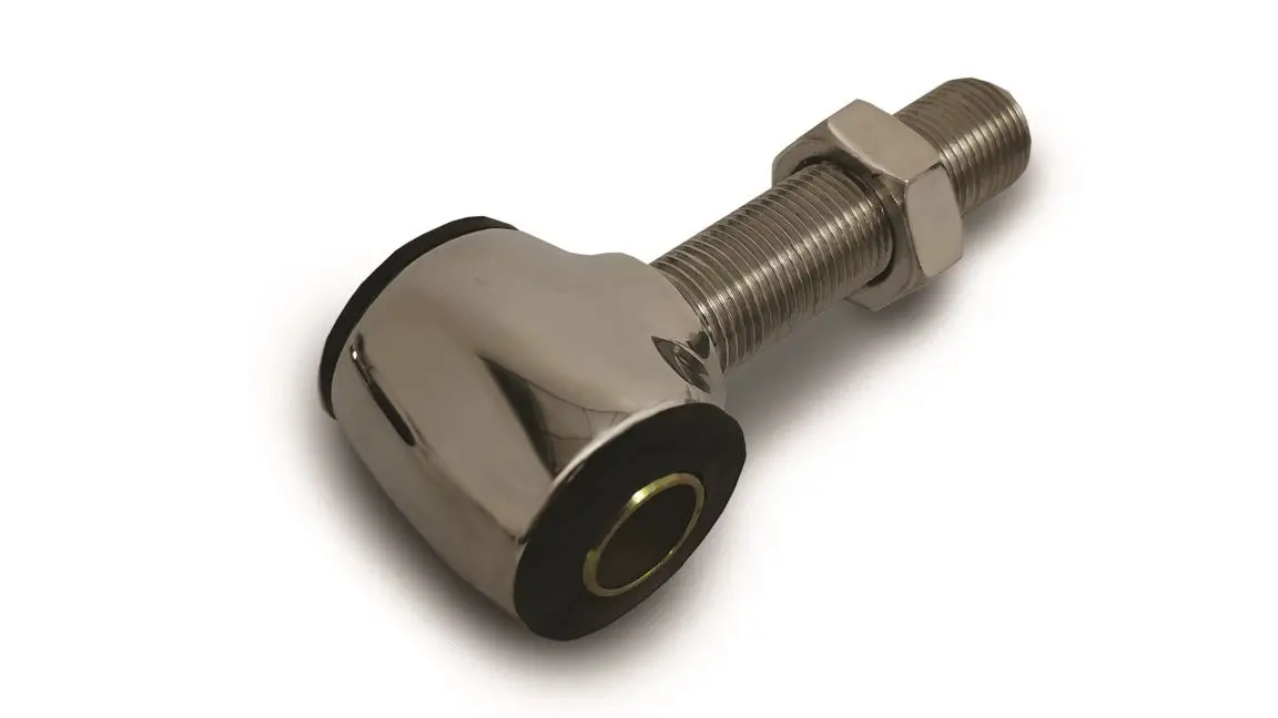 Polished Stainless Steel Rod End – 3/4"-16 Thread, Heavy-Duty Joint 1