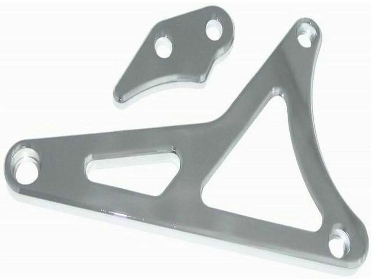 Chrome-Aluminum Outward-Mount Alternator Bracket – Rpcr6414 1