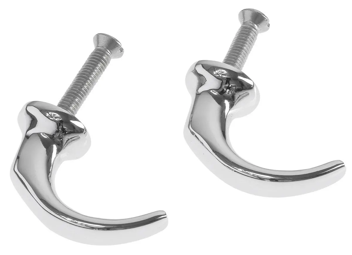 Vintique Vi18-37118-S Vintage-Style Windshield Finger Pulls 1