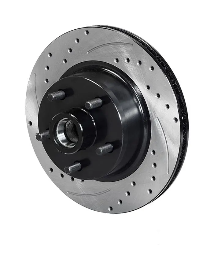 Wilwood 160-14326-Bk Drilled & Slotted Brake Rotors – Front Axle Upgrade 1